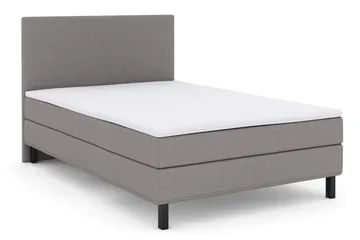 Select No 1 Komplett Sengepakke 140x200 - Lysegrå/Svarta Ben - Møbler - Senger - Kontinentalsenger