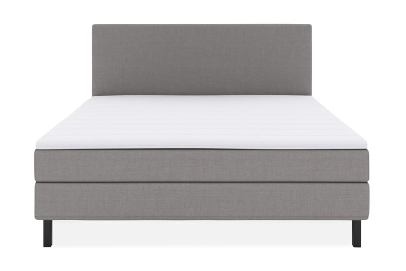 Select No 1 Komplett Sengepakke 180x200, Lysegrå/Svarta Ben