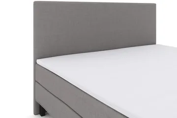 Select No 1 Komplett Sengepakke 180x200 - Lysegrå/Svarta Ben - Møbler - Senger - Kontinentalsenger