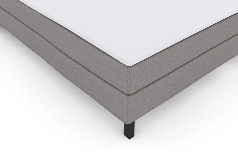 Select No 1 Komplett Sengepakke 180x200 - Lysegrå/Svarta Ben - Møbler - Senger - Kontinentalsenger