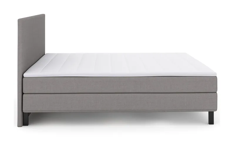 Select No 1 Komplett Sengepakke 180x200 - Lysegrå/Svarta Ben - Møbler - Senger - Kontinentalsenger