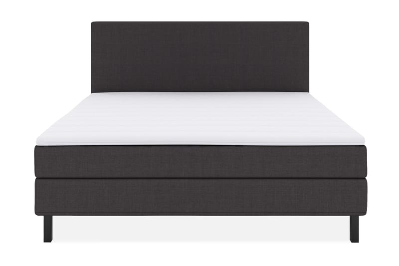 Select No 1 Komplett Sengepakke 180x200, Mørkegrå/Svarta Ben