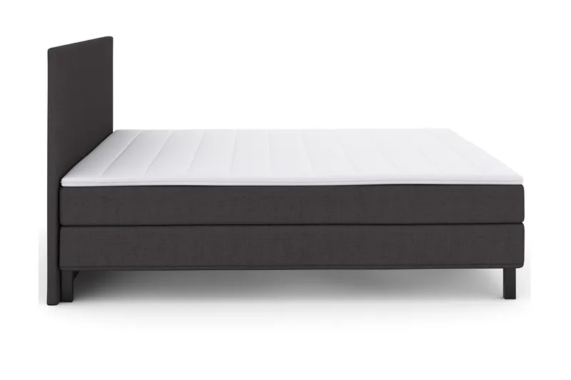 Select No 1 Komplett Sengepakke 180x200 - Mørkegrå/Svarta Ben - Møbler - Senger - Kontinentalsenger