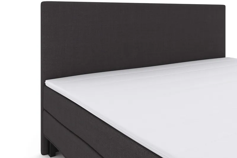 Select No 1 Komplett Sengepakke 210x210 - Mørkegrå/Svarta Ben - Møbler - Senger - Kontinentalsenger