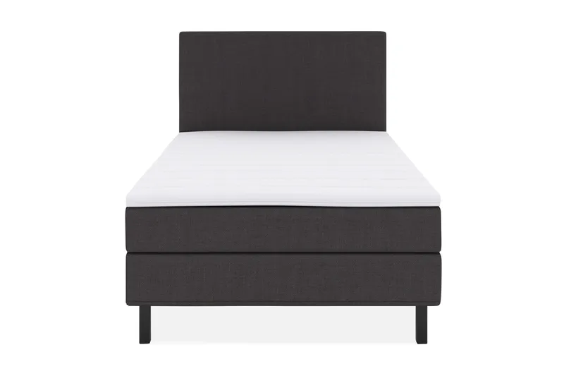 Select No 2 Komplett Sengepakke 120x200, Mørkegrå/Svarta Ben