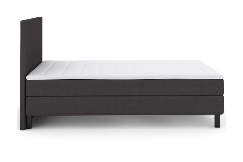 Select No 2 Komplett Sengepakke 120x200 - Mørkegrå/Svarta Ben - Møbler - Senger - Enkeltsenger
