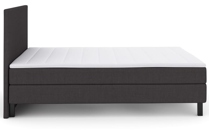 Select No 2 Komplett Sengepakke 140x200 - Mørkegrå/Svarta Ben - Møbler - Senger - Kontinentalsenger