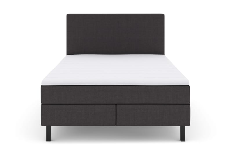 Select No 2 Komplett Sengepakke 140x200, Mørkegrå/Svarta Ben