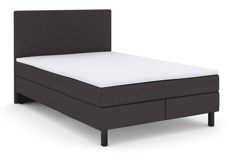 Select No 2 Komplett Sengepakke 140x200 - Mørkegrå/Svarta Ben - Møbler - Senger - Kontinentalsenger