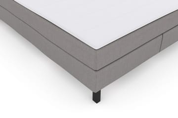 Select No 2 Komplett Sengepakke 160x200 - Lysegrå/Svarta Ben - Møbler - Senger - Kontinentalsenger