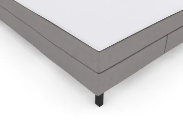 Select No 2 Komplett Sengepakke 160x200 - Lysegrå/Svarta Ben - Møbler - Senger - Kontinentalsenger