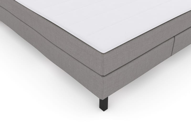 Select No 2 Komplett Sengepakke 160x200 - Lysegrå/Svarta Ben - Møbler - Senger - Kontinentalsenger