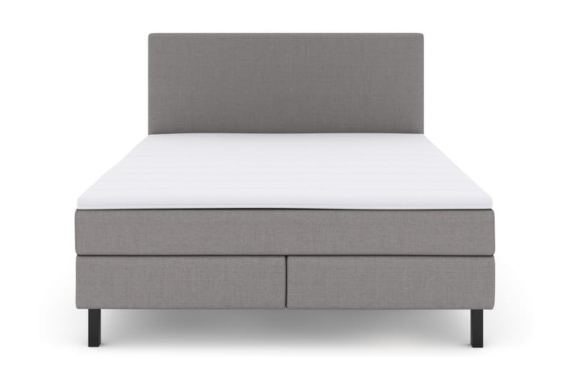 Select No 2 Komplett Sengepakke 160x200, Lysegrå/Svarta Ben