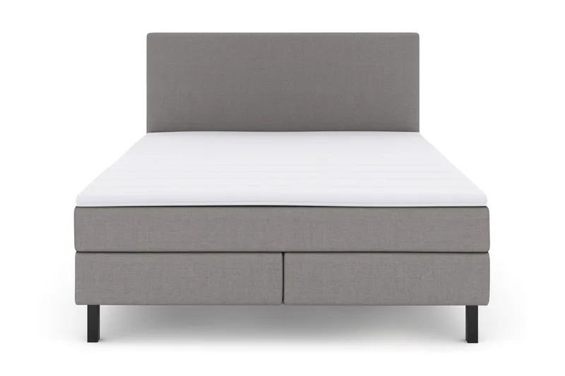 Select No 2 Komplett Sengepakke 160x200, Lysegrå/Svarta Ben