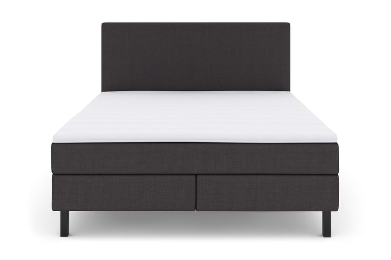 Select No 2 Komplett Sengepakke 160x200, Mørkegrå/Svarta Ben