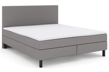 Select No 2 Komplett Sengepakke 180x200 - Lysegrå/Svarta Ben - Møbler - Senger - Kontinentalsenger