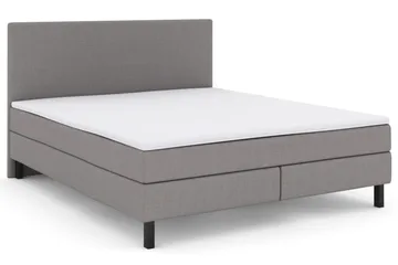 Select No 2 Komplett Sengepakke 180x200 - Lysegrå/Svarta Ben - Møbler - Senger - Kontinentalsenger