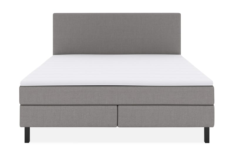 Select No 2 Komplett Sengepakke 180x200, Lysegrå/Svarta Ben