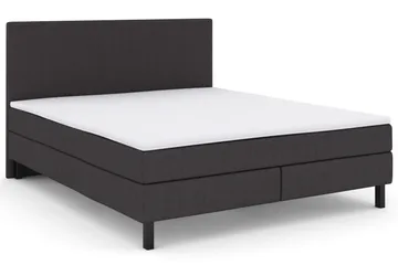 Select No 2 Komplett Sengepakke 180x200 - Mørkegrå/Svarta Ben - Møbler - Senger - Kontinentalsenger