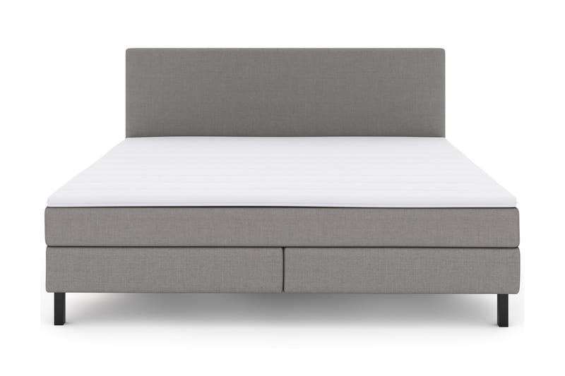 Select No 2 Komplett Sengepakke 210x210, Lysegrå/Svarta Ben