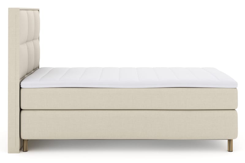 Select No 3 Komplett Sengepakke 120x200 Fast - Beige/Kobberben - Møbler - Senger - Enkeltsenger
