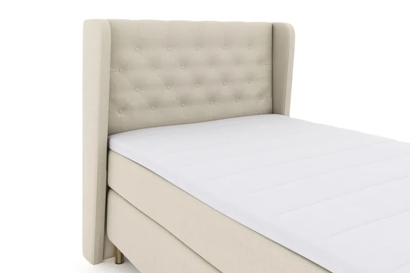 Select No 3 Komplett Sengepakke 120x200 Fast - Beige/Kobberben - Møbler - Senger - Enkeltsenger