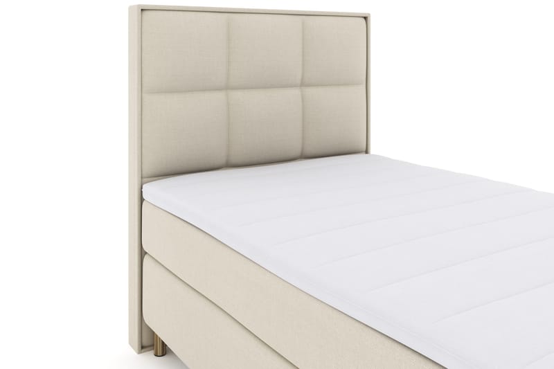Select No 3 Komplett Sengepakke 120x200 Fast - Beige/Kobberben - Møbler - Senger - Enkeltsenger