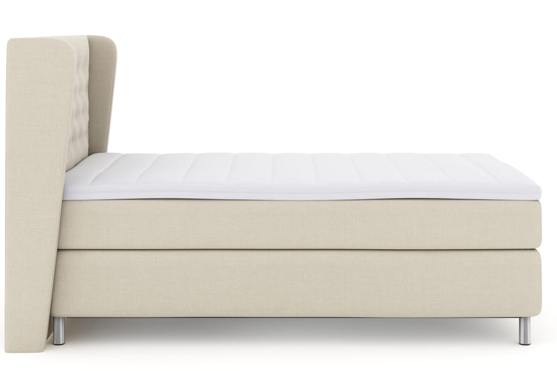 Select No 3 Komplett Sengepakke 120x200 Fast - Beige/Metallben - Møbler - Senger - Enkeltsenger