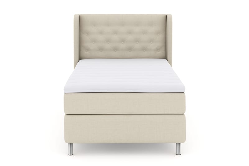 Select No 3 Komplett Sengepakke 120x200 Fast, Beige/Metallben