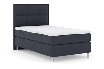 Select No 3 Komplett Sengepakke 120x200 Fast - Blå/Metallben - Møbler - Senger - Enkeltsenger