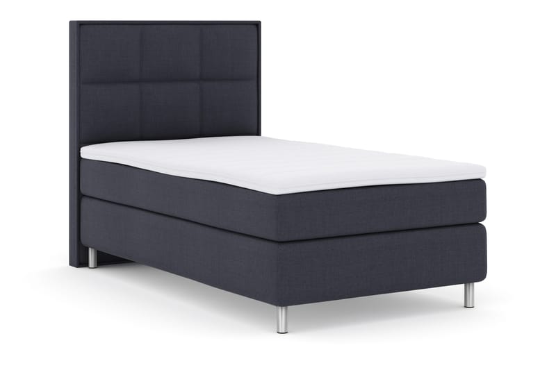 Select No 3 Komplett Sengepakke 120x200 Fast - Blå/Metallben - Møbler - Senger - Enkeltsenger