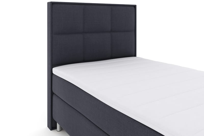 Select No 3 Komplett Sengepakke 120x200 Fast - Blå/Metallben - Møbler - Senger - Enkeltsenger