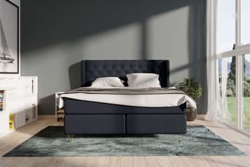 Select No 3 Komplett Sengepakke 120x200 Fast - Blå/Metallben - Møbler - Senger - Enkeltsenger