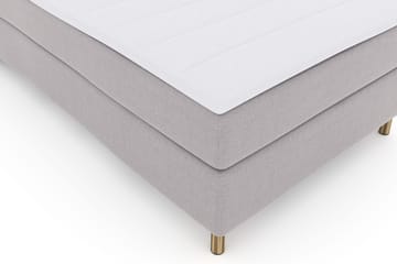 Select No 3 Komplett Sengepakke 120x200 Fast - Lysegrå/Kobberben - Møbler - Senger - Enkeltsenger
