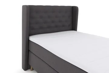 Select No 3 Komplett Sengepakke 120x200 Fast - Mørkegrå/Kobberben - Møbler - Senger - Enkeltsenger