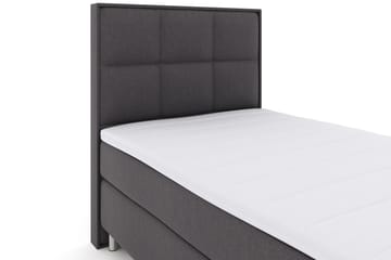 Select No 3 Komplett Sengepakke 120x200 Fast - Mørkegrå/Metallben - Møbler - Senger - Enkeltsenger