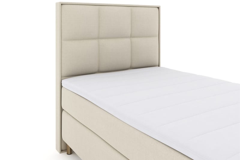 Select No 3 Komplett Sengepakke 120x200 Medium - Beige/Kobberben - Møbler - Senger - Enkeltsenger