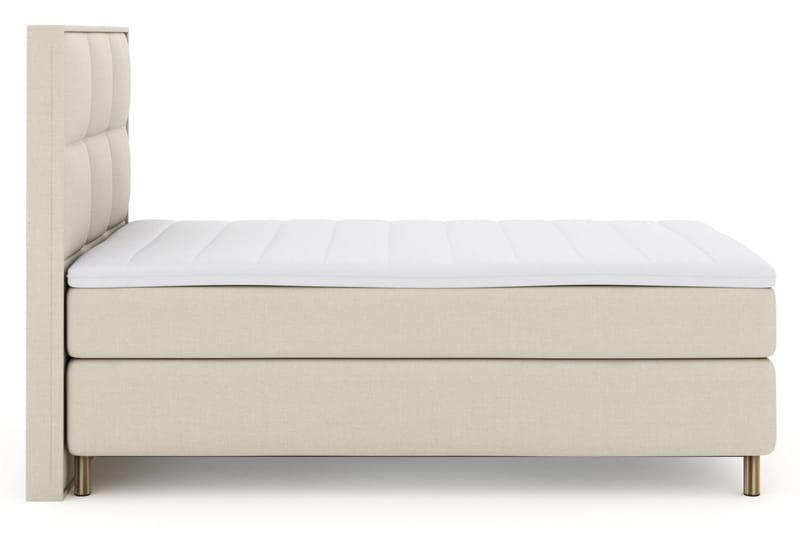 Select No 3 Komplett Sengepakke 120x200 Medium - Beige/Kobberben - Møbler - Senger - Enkeltsenger