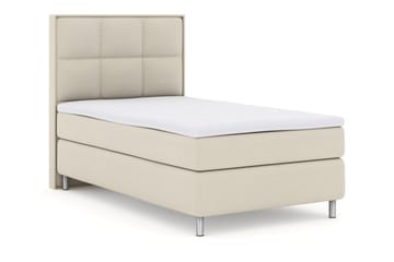 Select No 3 Komplett Sengepakke 120x200 Medium - Beige/Metallben - Møbler - Senger - Enkeltsenger
