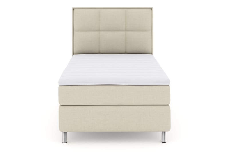 Select No 3 Komplett Sengepakke 120x200 Medium, Beige/Metallben