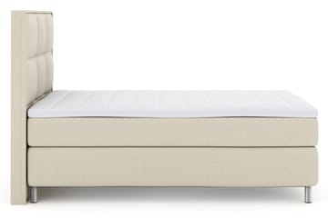 Select No 3 Komplett Sengepakke 120x200 Medium - Beige/Metallben - Møbler - Senger - Enkeltsenger