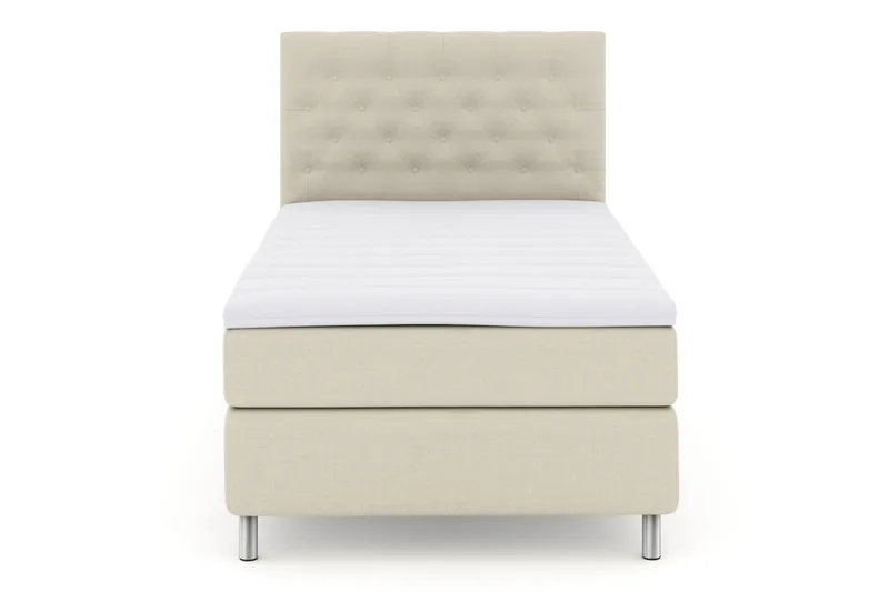 Select No 3 Komplett Sengepakke 120x200 Medium, Beige/Metallben