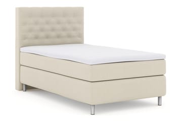 Select No 3 Komplett Sengepakke 120x200 Medium - Beige/Metallben - Møbler - Senger - Enkeltsenger