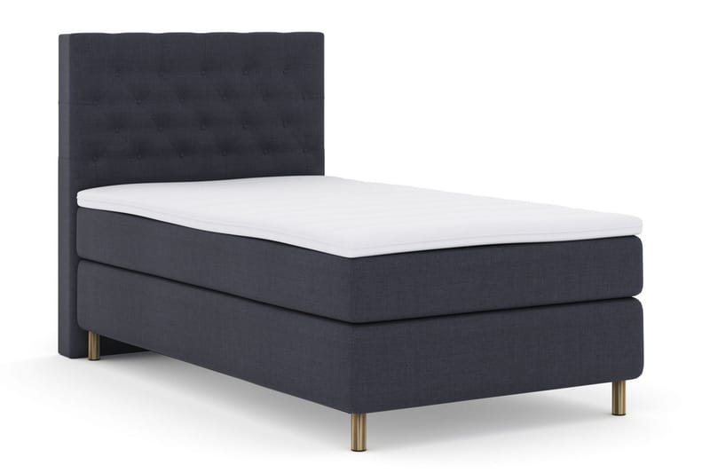Select No 3 Komplett Sengepakke 120x200 Medium - Blå/Kobberben - Møbler - Senger - Enkeltsenger