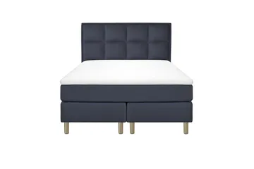 Rutete Sengegavl 120 cm - Blå