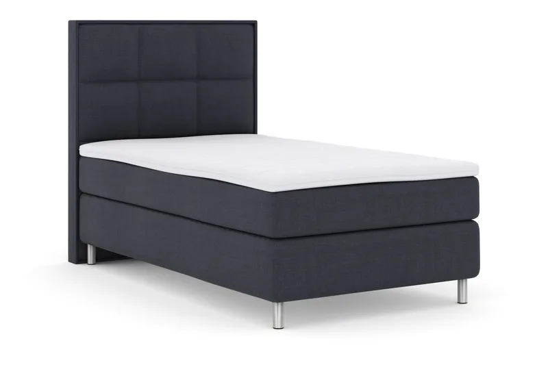 Select No 3 Komplett Sengepakke 120x200 Medium - Blå/Metallben - Møbler - Senger - Enkeltsenger