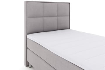 Select No 3 Komplett Sengepakke 120x200 Medium - Lysegrå/Metallben - Møbler - Senger - Enkeltsenger