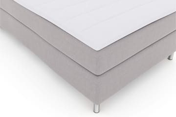 Select No 3 Komplett Sengepakke 120x200 Medium - Lysegrå/Metallben - Møbler - Senger - Enkeltsenger