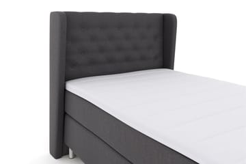 Select No 3 Komplett Sengepakke 120x200 Medium - Mørkegrå/Metallben - Møbler - Senger - Enkeltsenger