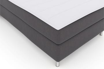 Select No 3 Komplett Sengepakke 120x200 Medium - Mørkegrå/Metallben - Møbler - Senger - Enkeltsenger